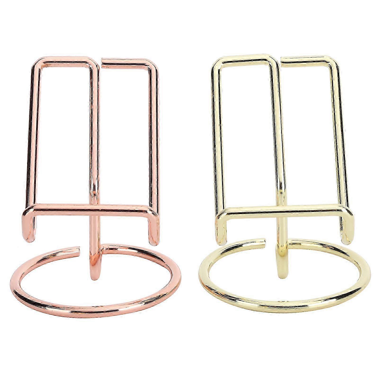 4PCS Wrought Iron Portable Desktop Multi-Function Mobile Phone Stand