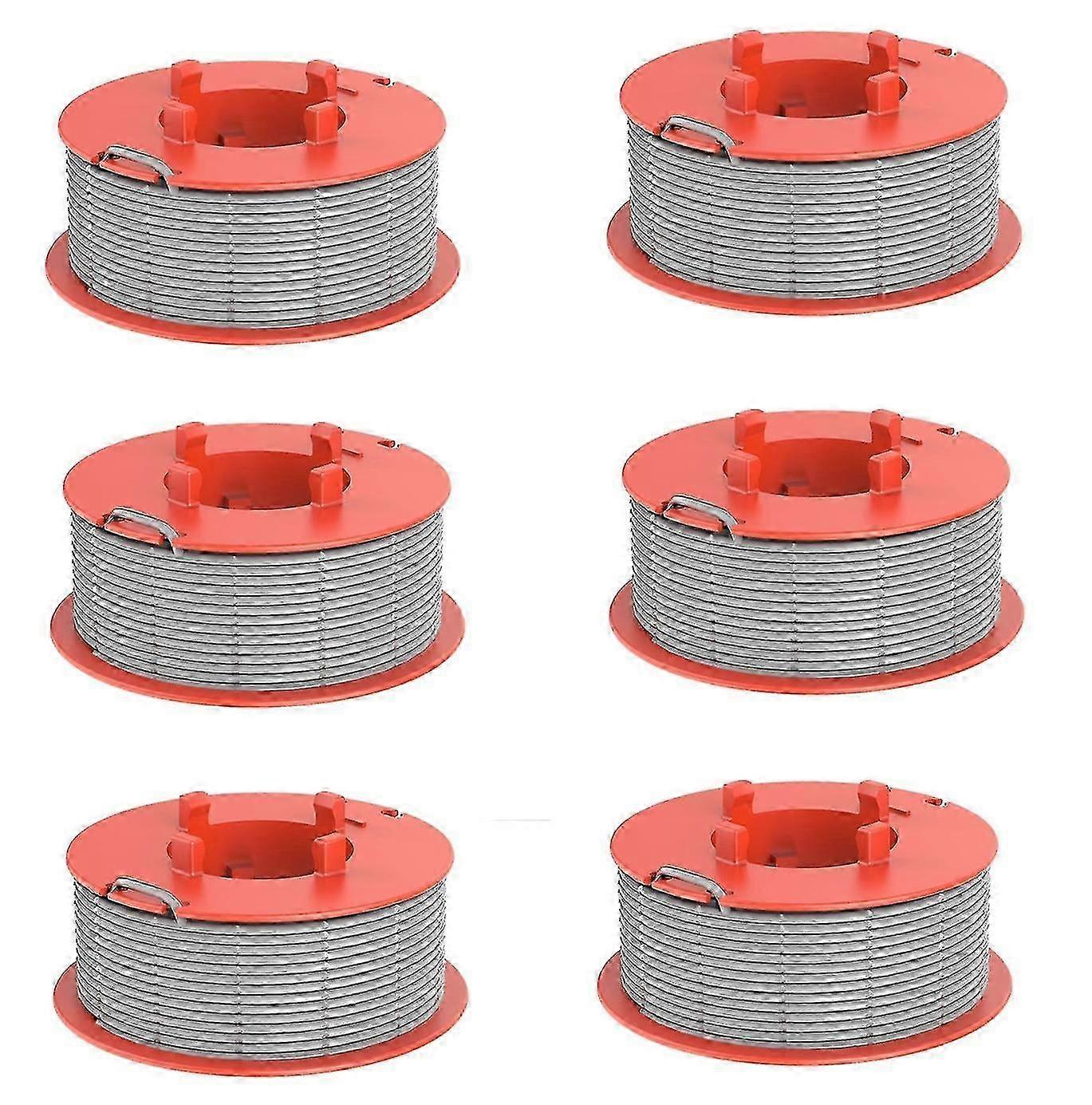 6PCS Trimmer Spool Thread Reel Compatible with Certain Brand Lawn Mowers