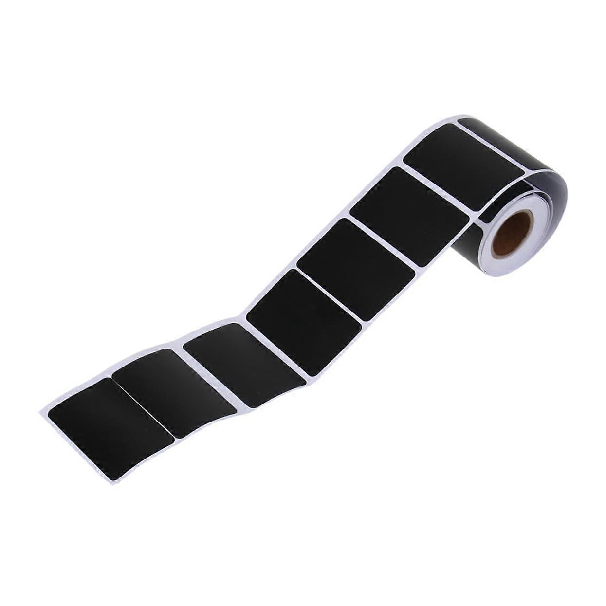 120 Reusable PVC Name Labels, Wipeable for Kitchen Pantry, Black for Labeling