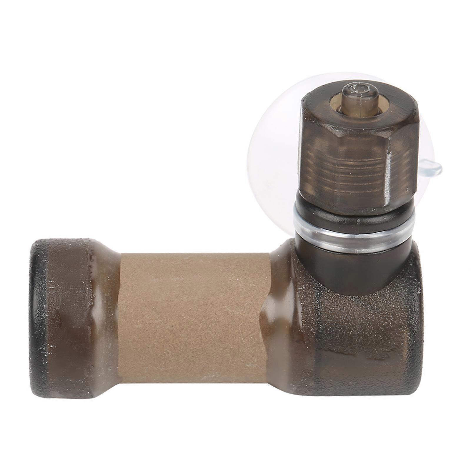 Easy Carbon Dioxide Diffuser CO2 Atomizer for Super Fish Tank Aquarium Equipment(Brown, L)