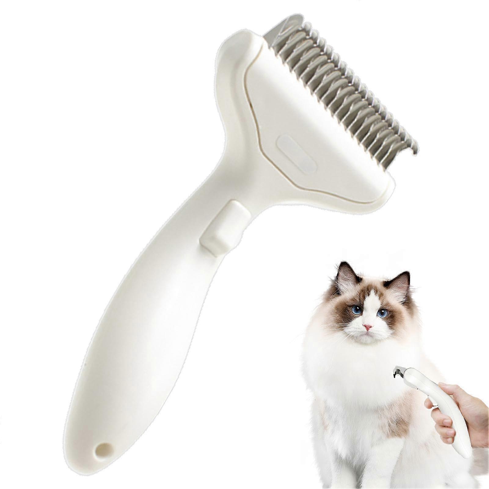 Entwirrungskamm Detangling Comb For Cats And Dogs Lightweight Gradually Curved Wide-Tooth Pet Grooming Tool Deshedding