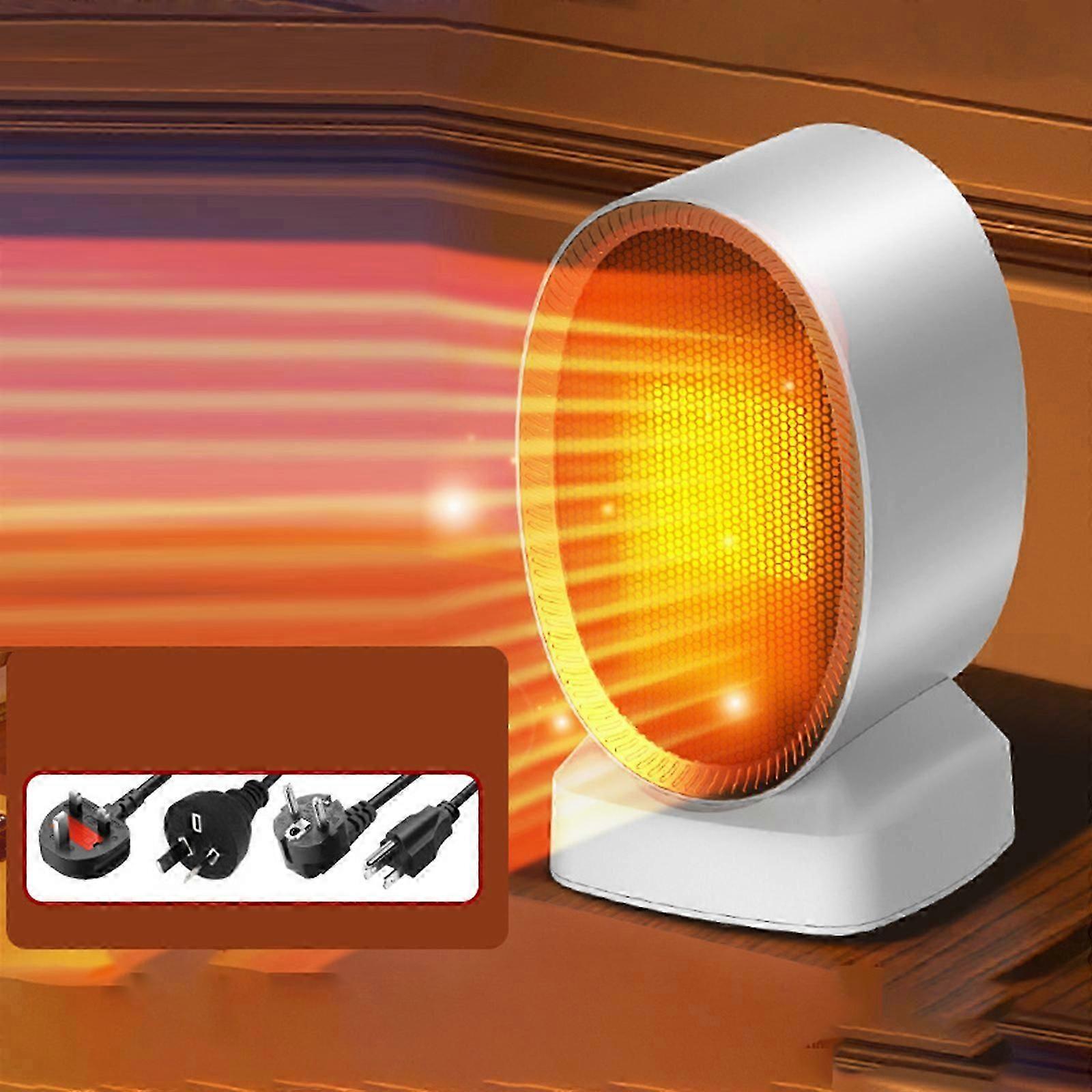 Portable Fan Heater, 800W Portable PTC Ceramic 3S Fast Heating Quiet Personal Heater for Office, 50HZ 220V Fan Heater