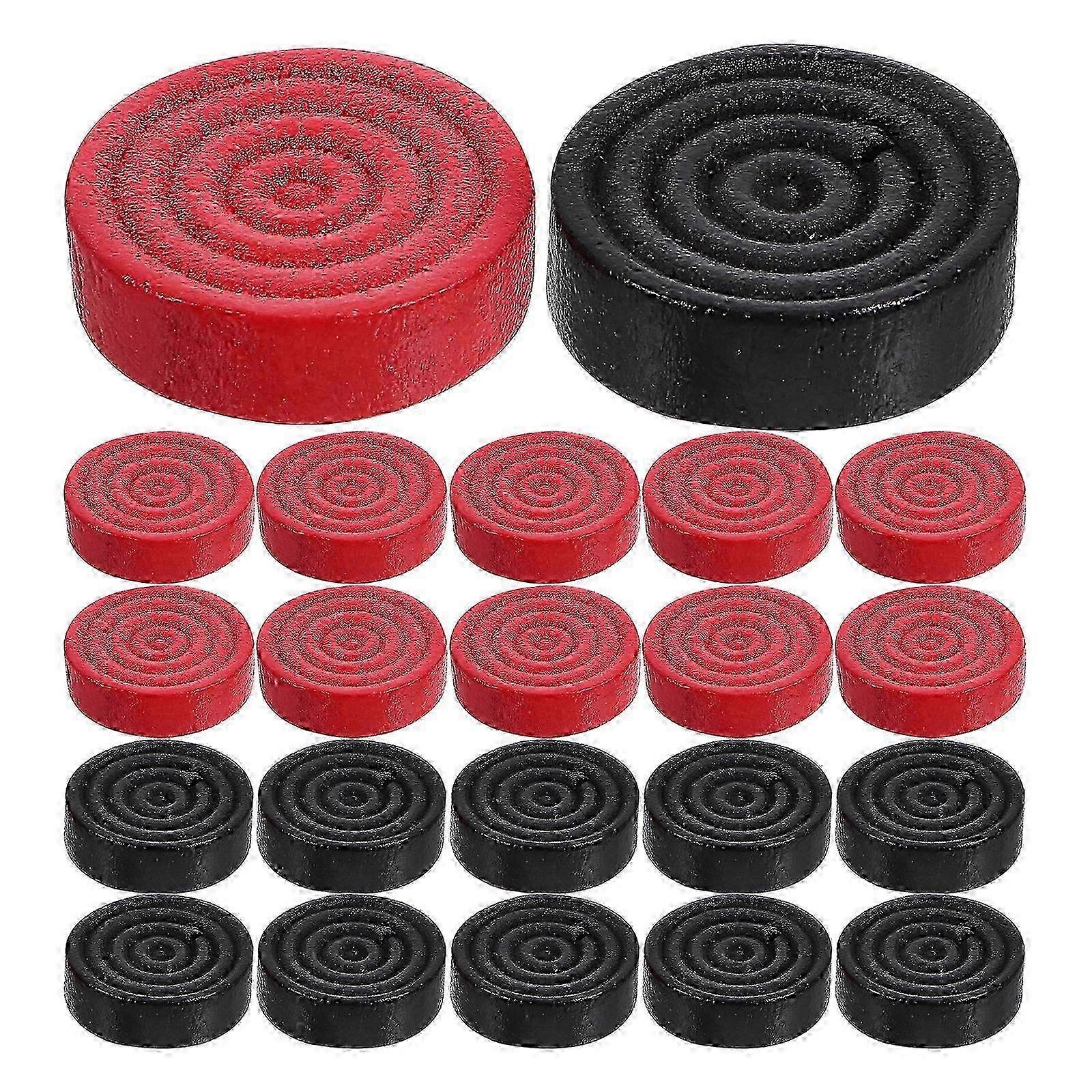 24Pcs Backgammon Checkers Replacement Game Chips for Board Game