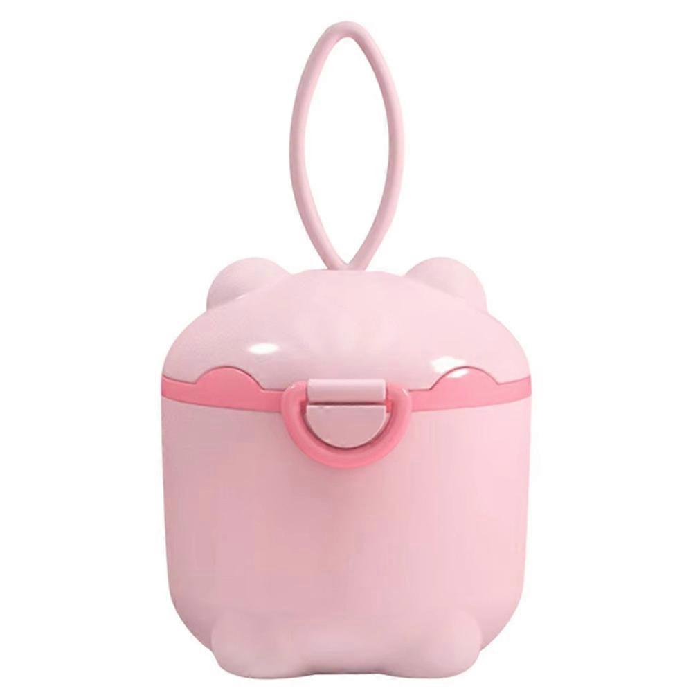 Multi-Functional Baby Milk Powder Dispenser, Portable Storage Container with Sealed Grids for Rice, Flour, and Snacks B