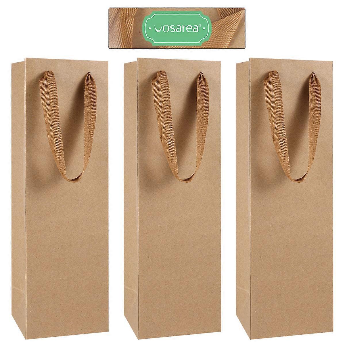 Paper Bag Kraft Paper For Beverage Juice Container Hotel 12Pack
