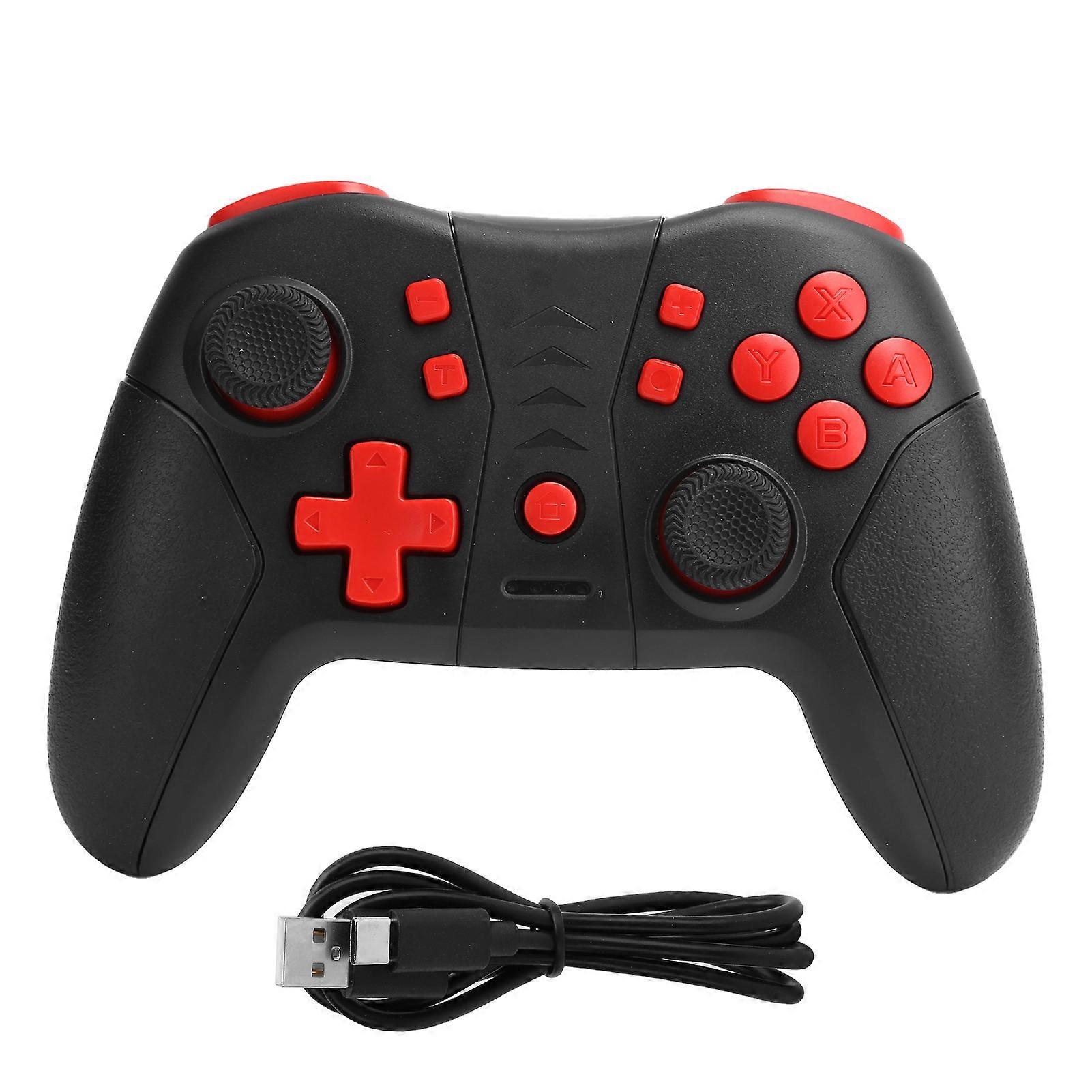 Bluetooth Gamepad Programmable Game Controller 3 Speed Vibration Adjustment Fit for Switch Pro
