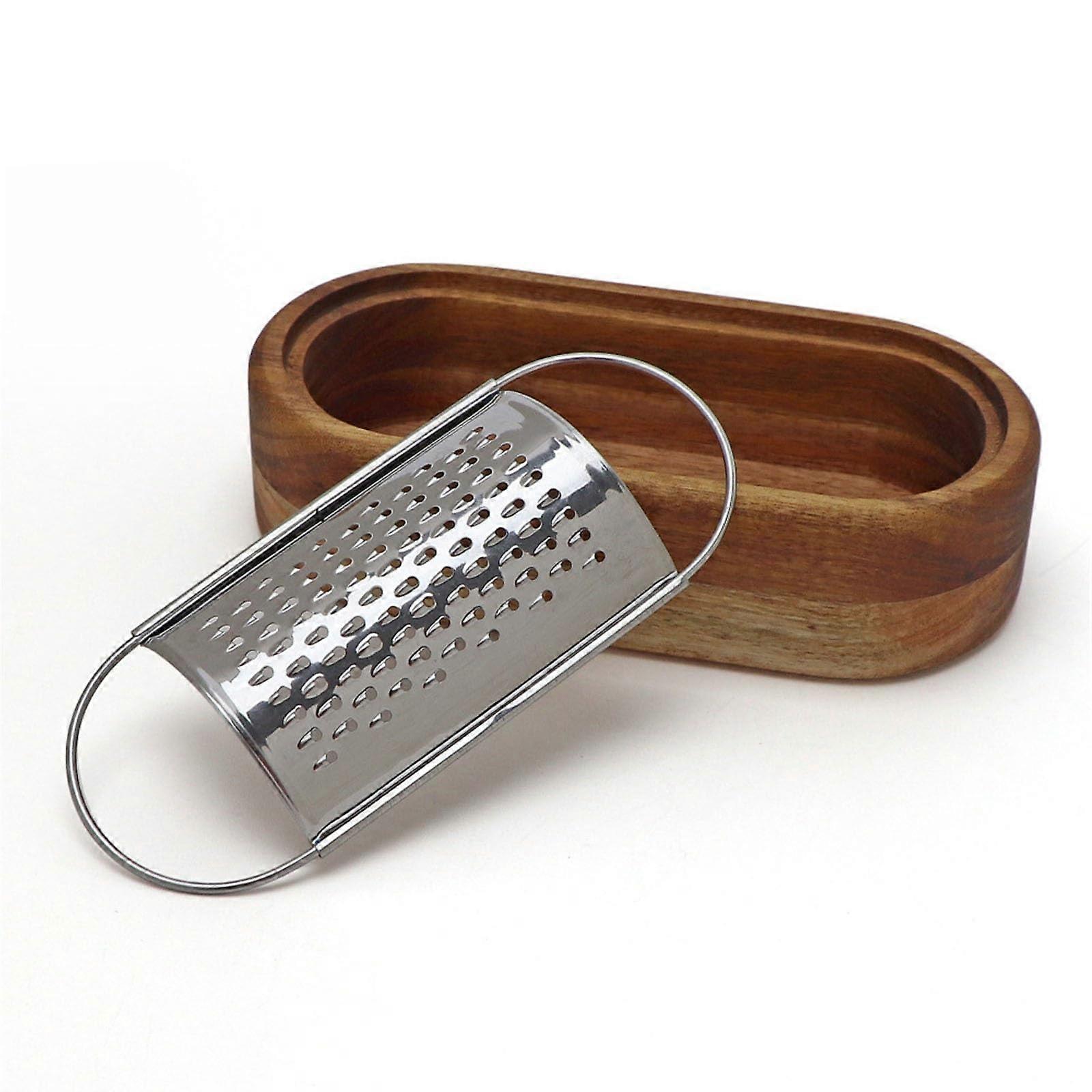 Grater Cheese Grater, Vegetable Shredder, Lemon Grater, Kitchen Utensils Grater for Kitchen 15.5x7cm Brown