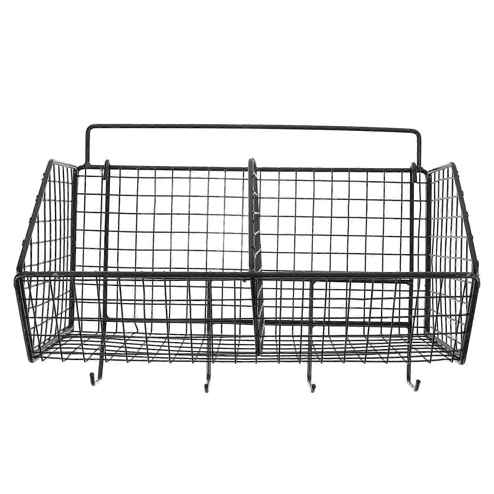 Fruit Vegetable Basket Wall Mounted Kitchen Accessories Easy Maintain 1Set