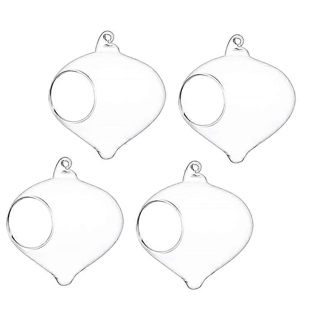Hanging Terrariums Transparent Color 4Set Suitable For Coffee Shop And Home