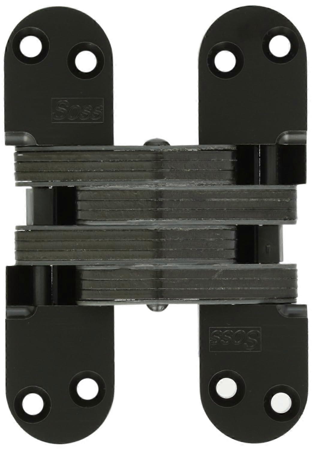 Cerniera invisibile modello 220 per materiale spesso 2", ignifugo 20 minuti, zinco, finitura esterna E-Coat nero, numero di modello 220US19