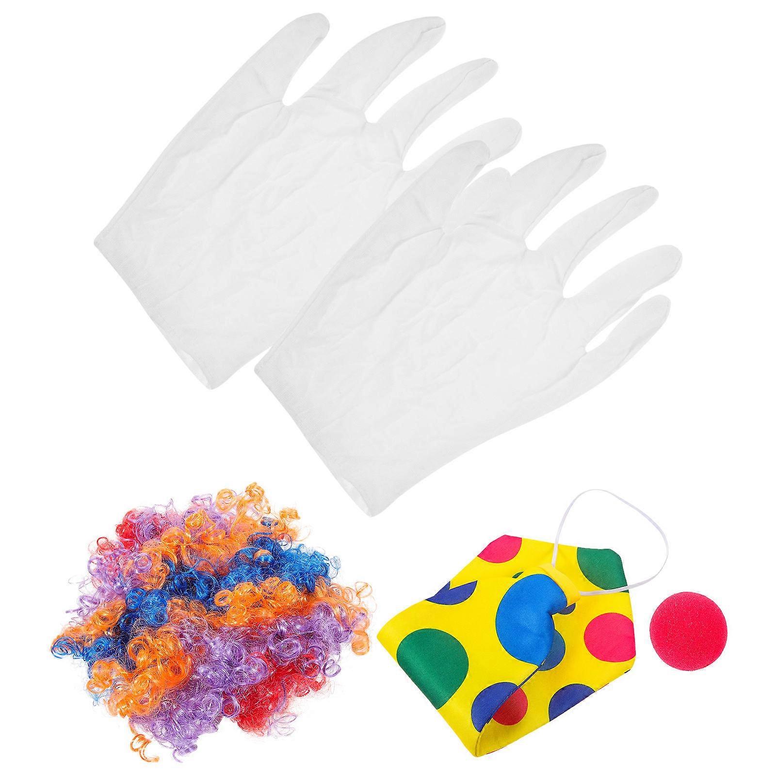 Carnival Outfit Clown Costume Prop for Adults Widely Used No Fading Deformation 1Set