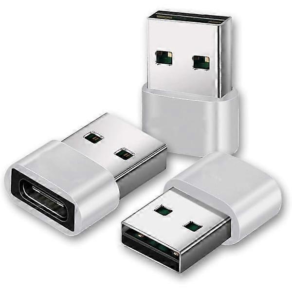 USB-auf-USB-C-Adapter [3er-Pack] - USB A auf USB C