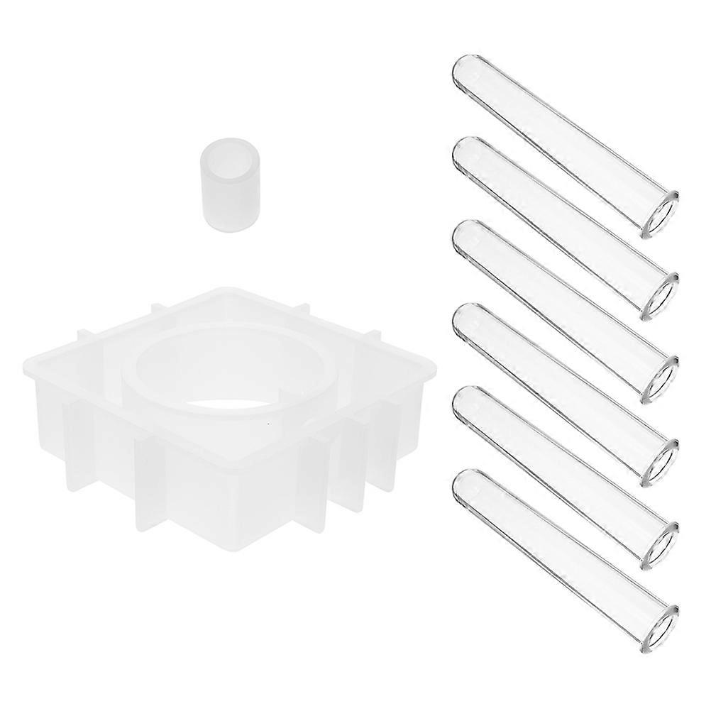 Hydroponic Vase Mold Set Flexible Silicone Mold for Flower Arranging, Easy Demolding, Unique Design for DIY Crafts, Home Decor and Creative Projects