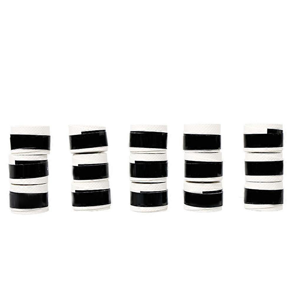 Badminton Grip Tape Racket Grip Wrapping Bands Sweat Absorbent For Squash 110x2 5cm White 10Pcs