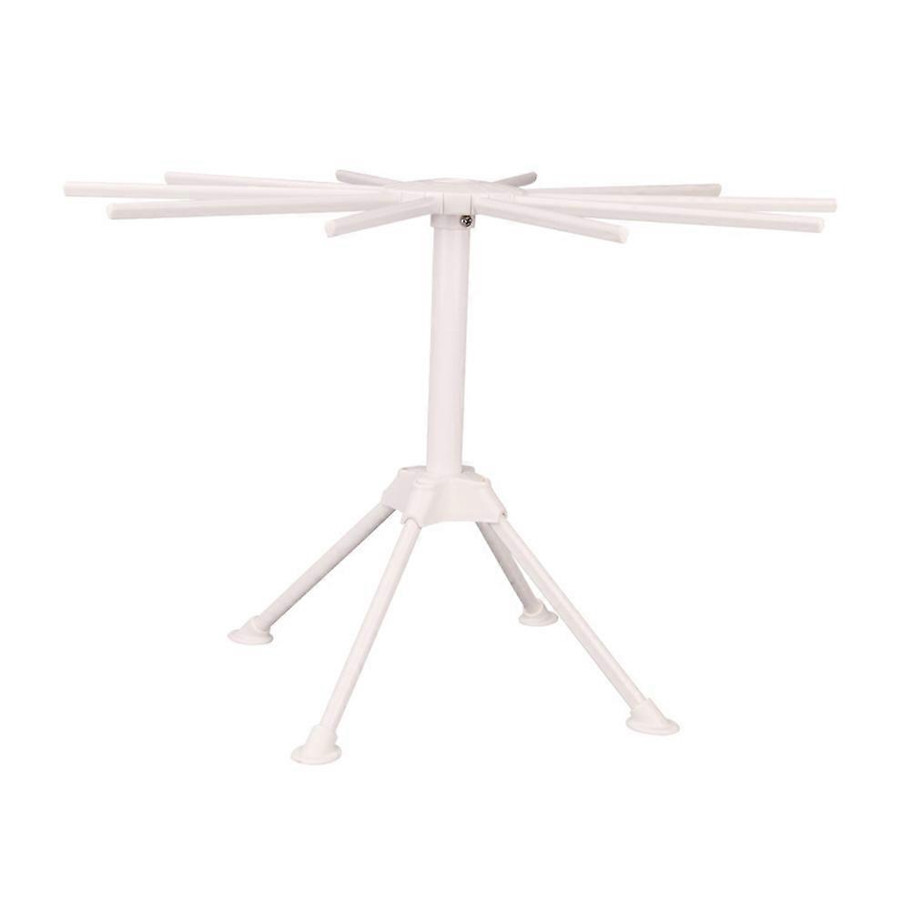 Foldable Noodle Drying Rack for Home White ABS PC PVC Material Easy to Store and Carry