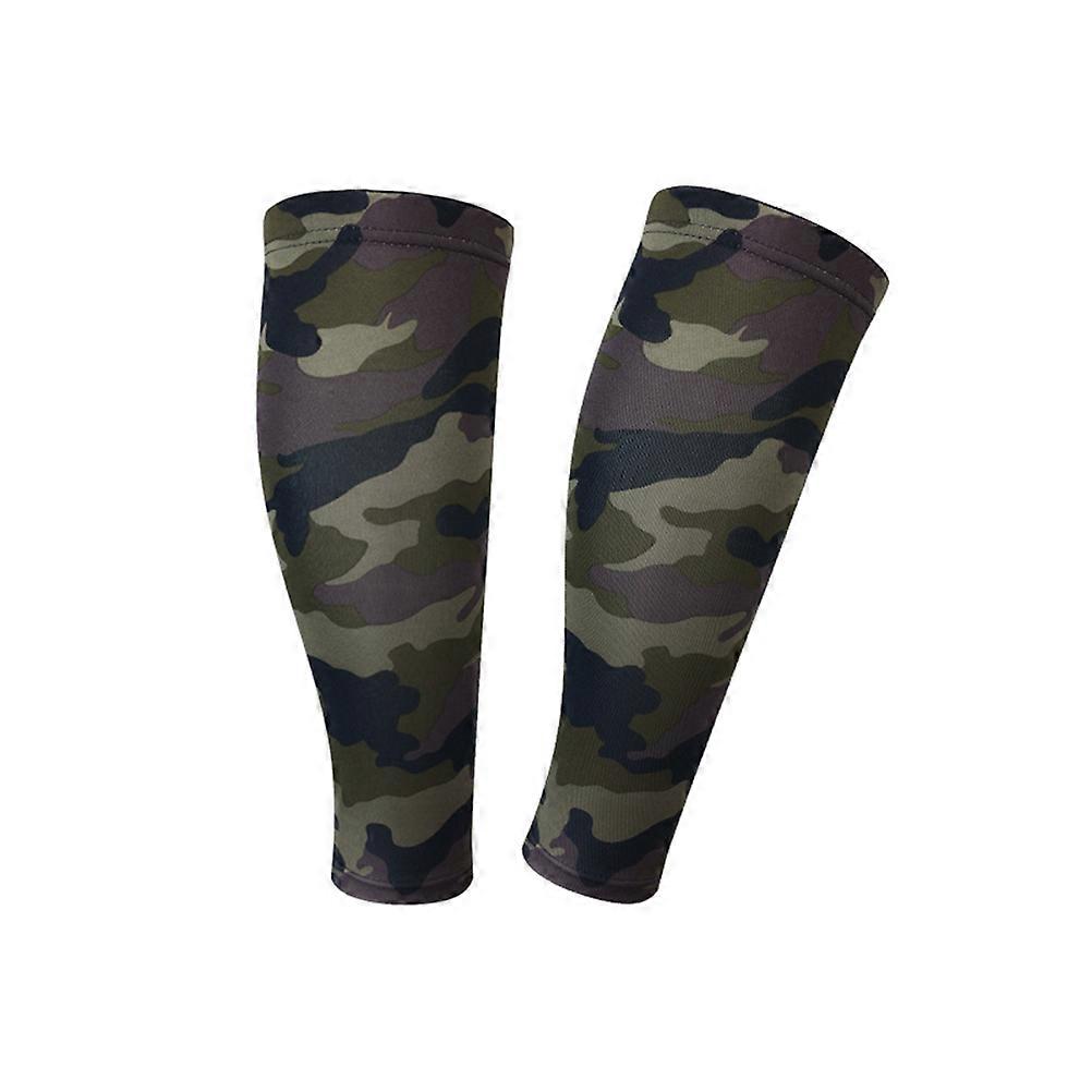 Calf Compression Sleeve Men For Sports Enthusiasts Graduated Compression Faster Pair Camouflage XL