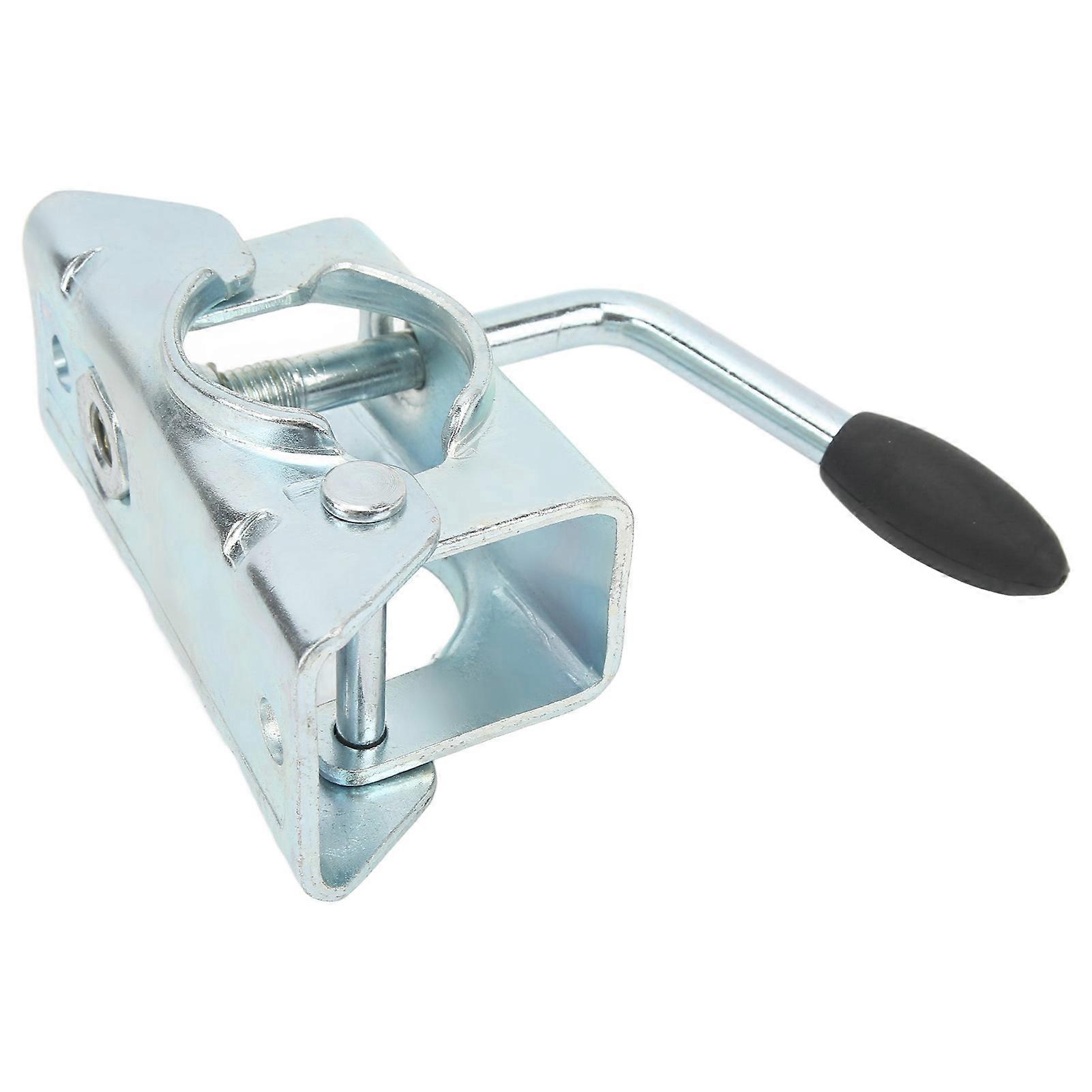 Trailer Jack Wheel Split Clamp Prop Stand Support Mount for 48mm/1.89in Pipe Diameter