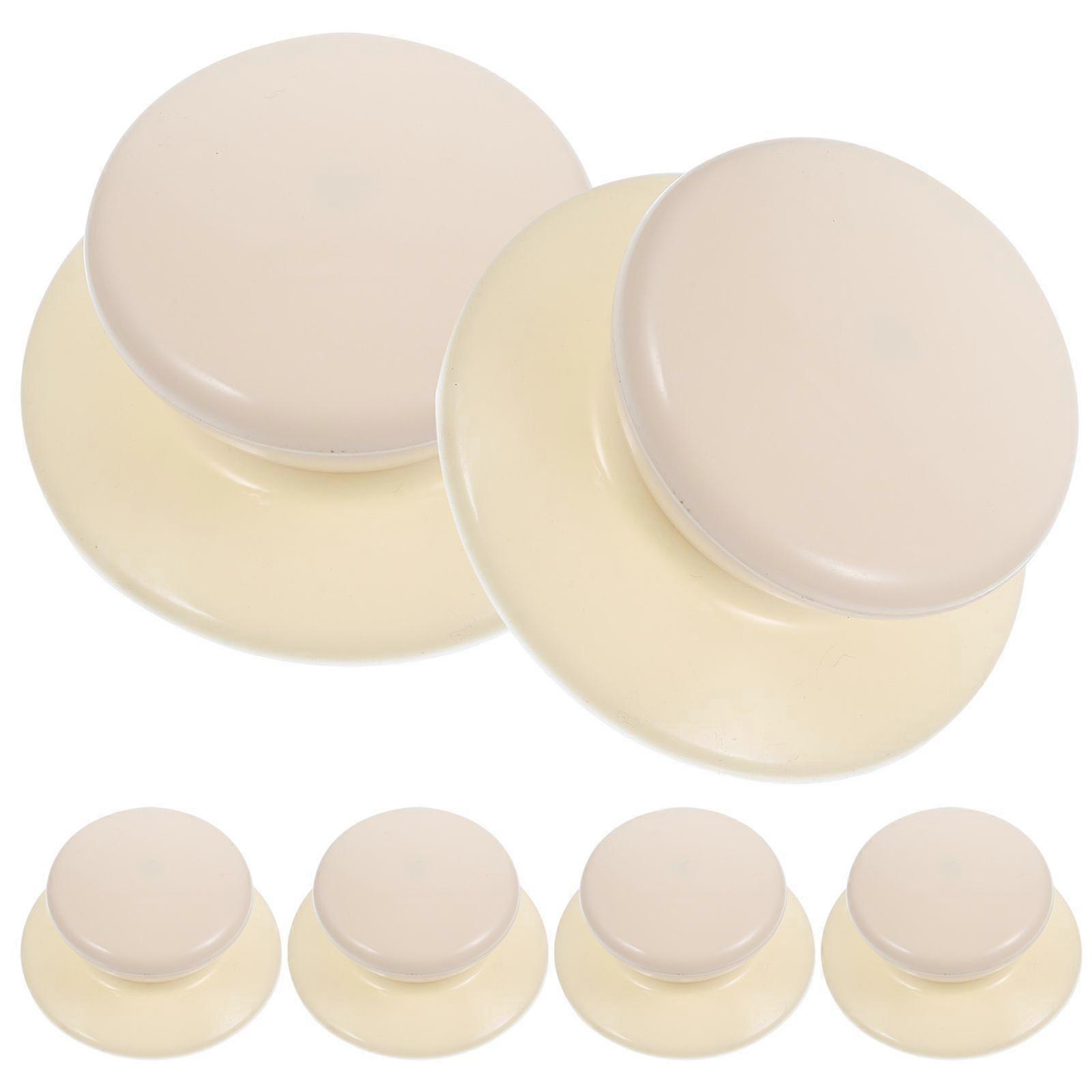 6Pcs Plastic Lid Knobs Universal Pot Lid Handles Pan Lid Knobs Kitchen Lid Replacements