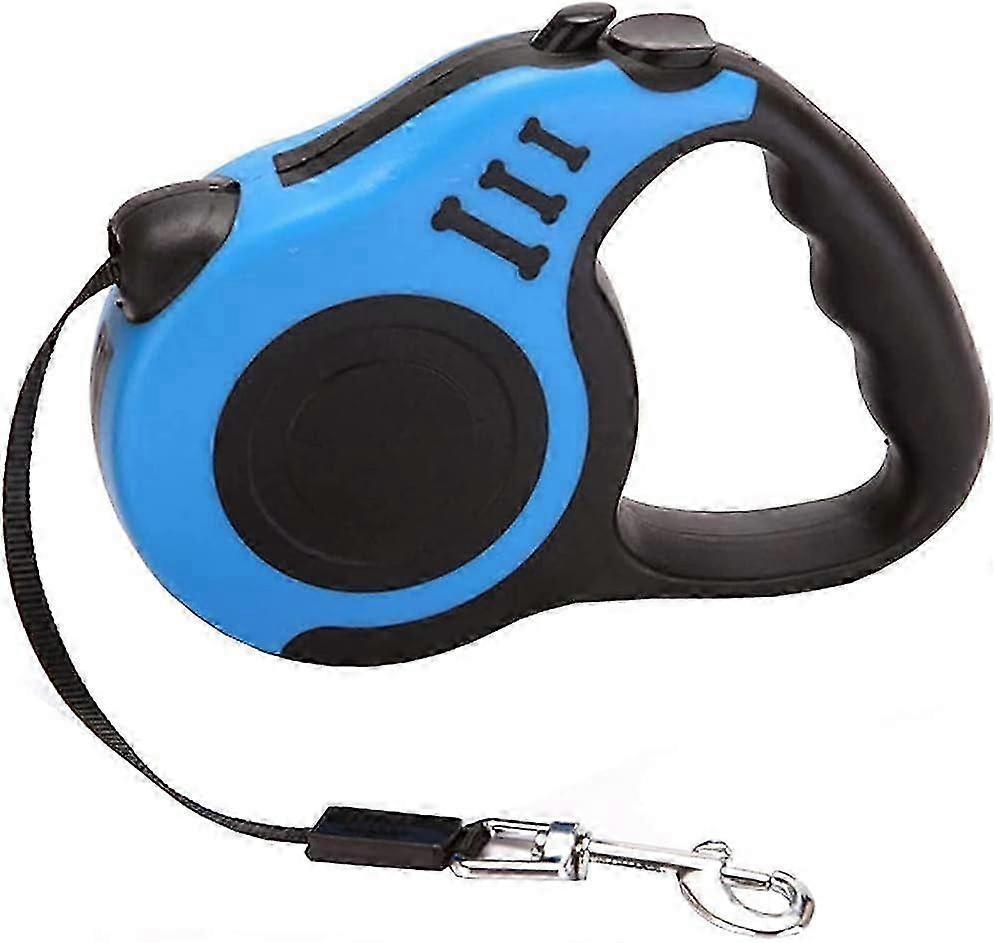 Retractable Dog Leash for Medium & Large Dogs - Non-Slip Handle with Brake & Locking Button for Safe Control