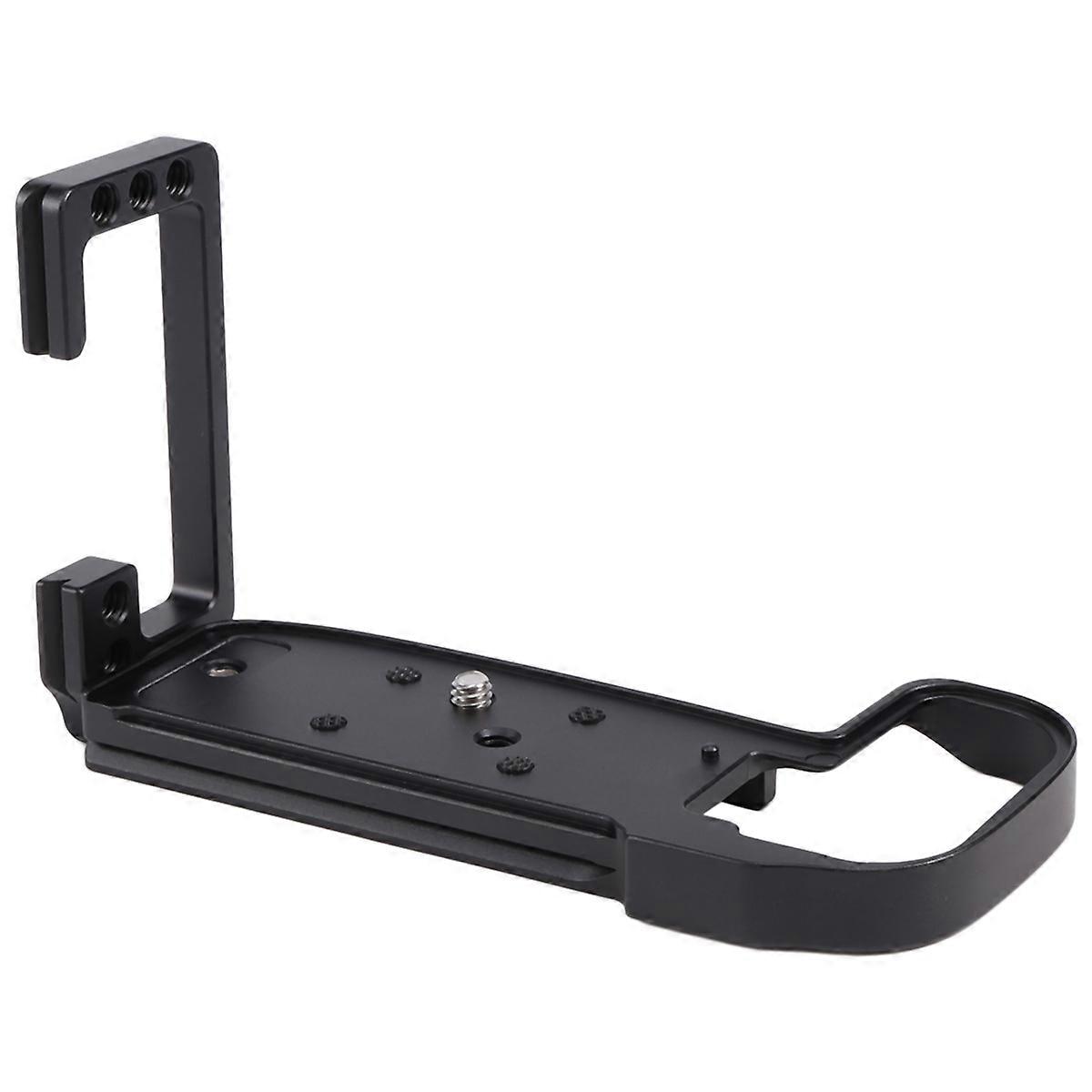 Quick Release L Plate Bracket Holder Hand Grip for R5 R6 Camera for Tripod Ballhead,Black