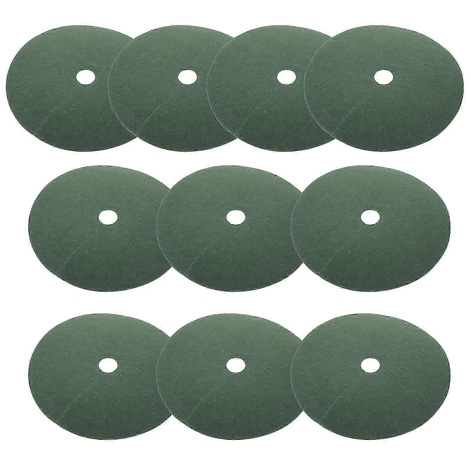 10stk nonwovens træ mulch ringe træ protector måtter runde plantedæksler 25x25cmszrh a-s