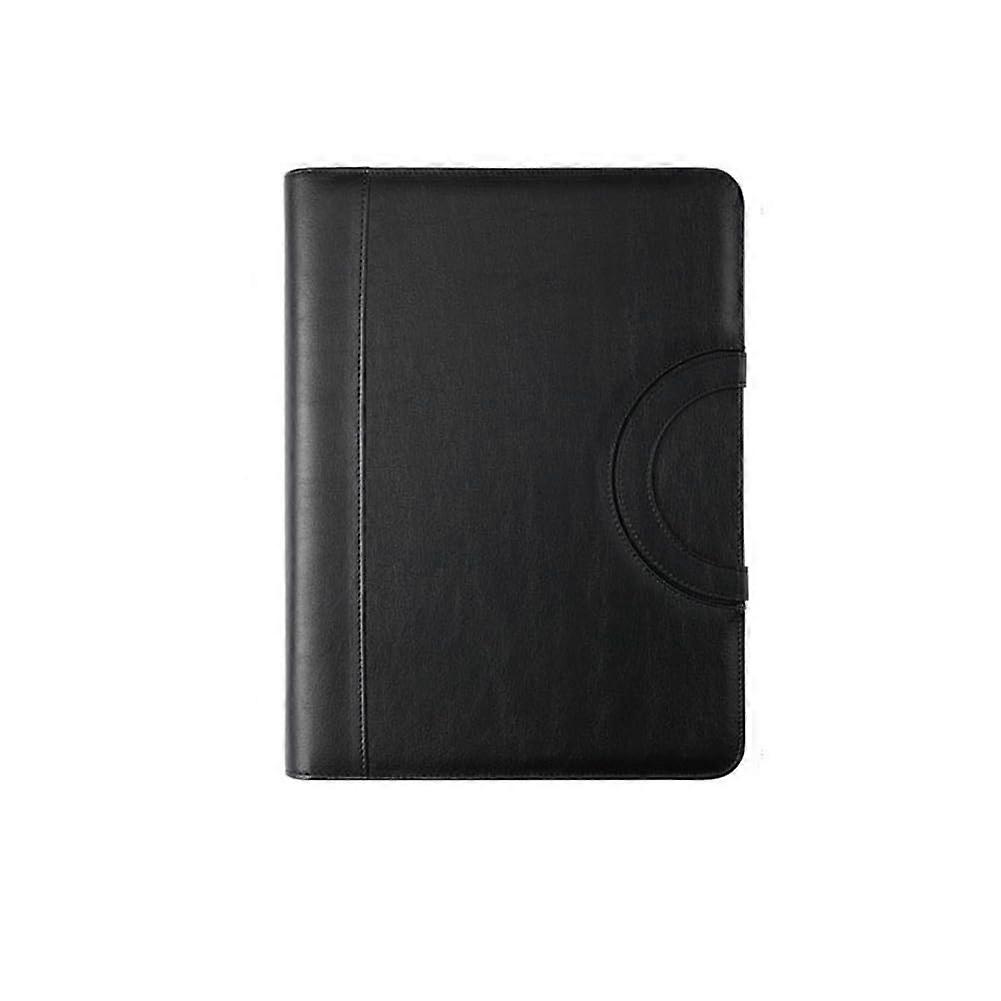 Business Manager A4 Portfolio Organizer PU Leather Document Folder with Conference File Storage and Contract Holder