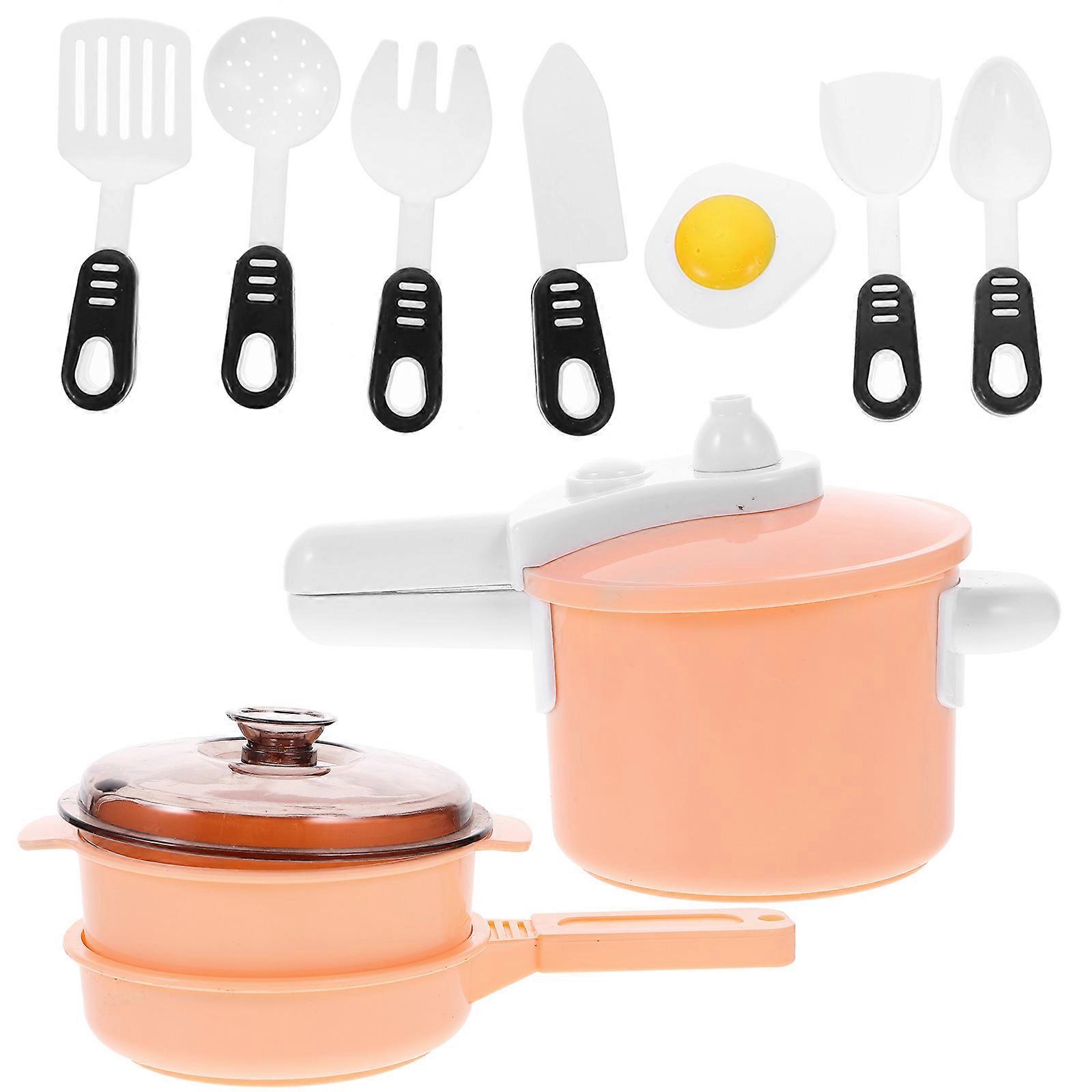 Delicate Role-playing Kitchen Accessories Toy For Children In Assorted Color Improving Hands-on Ability For Home Set