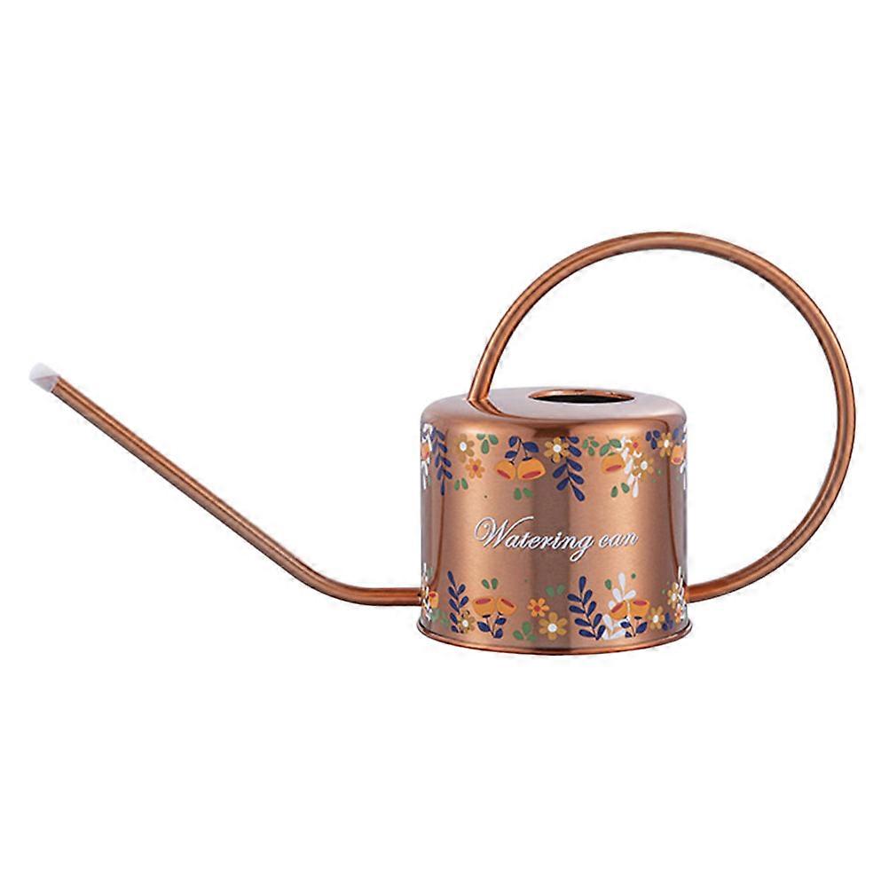 Durable Stainless Steel Watering Pot For Plant Care Enthusiasts In Vintage Style 37.5x20cm 1Pack For Home Use