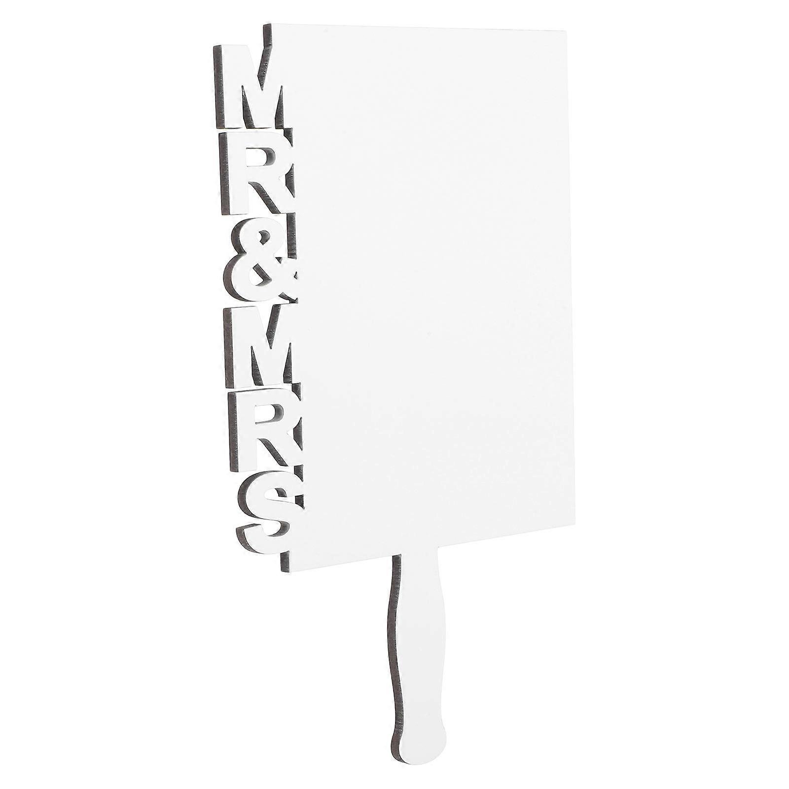 Sublimation Blank Picture frame for DIY Wedding Photos White Density Board 7x5 Inches