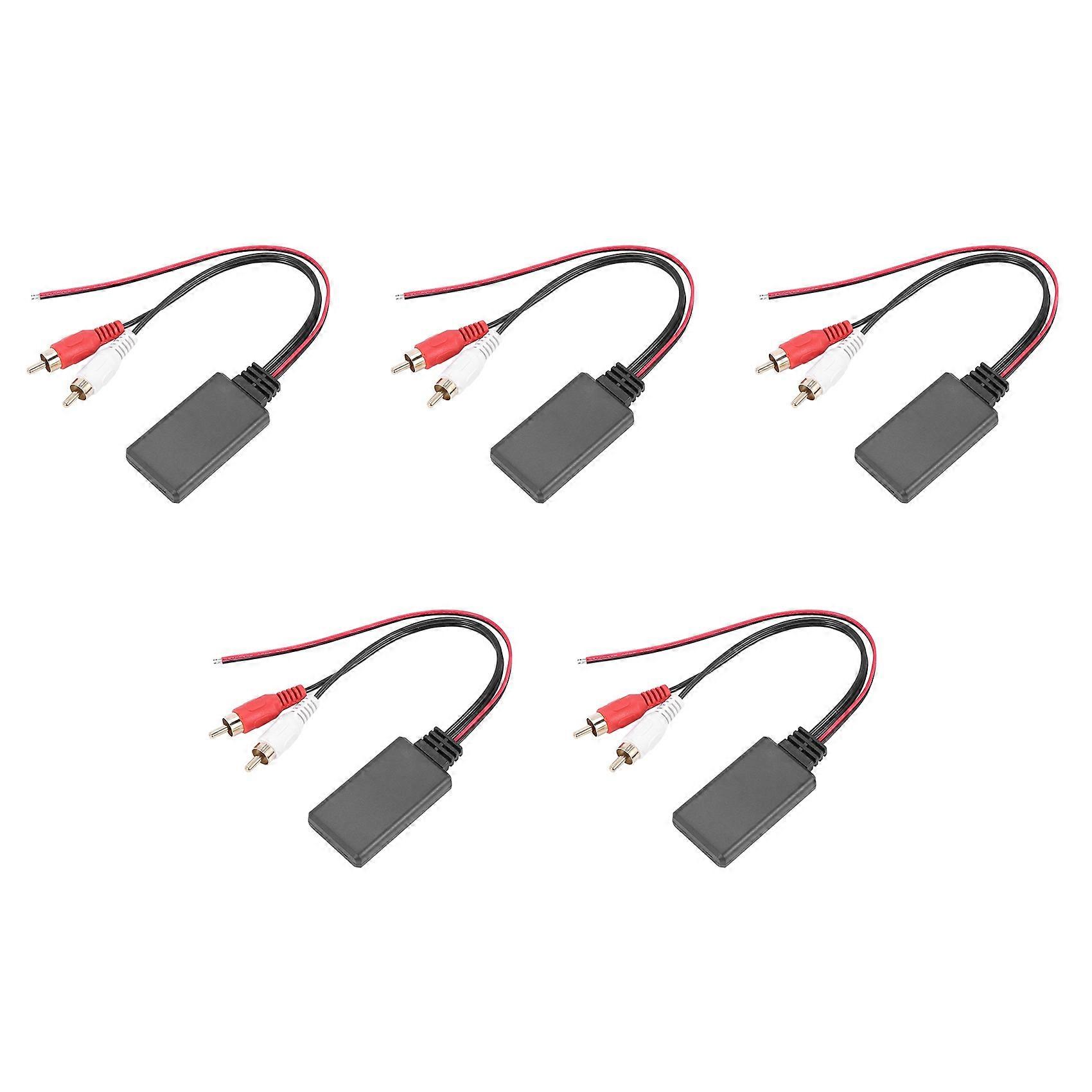 5X Car Universal Wireless Bluetooth Module Music Adapter Aux Audio Cable