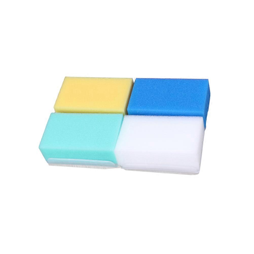 4pcs Tactile Sensory Bath Brush Gentle Body Scrubber Soft Sponge Massager for Newborns Toddlers Random Colors