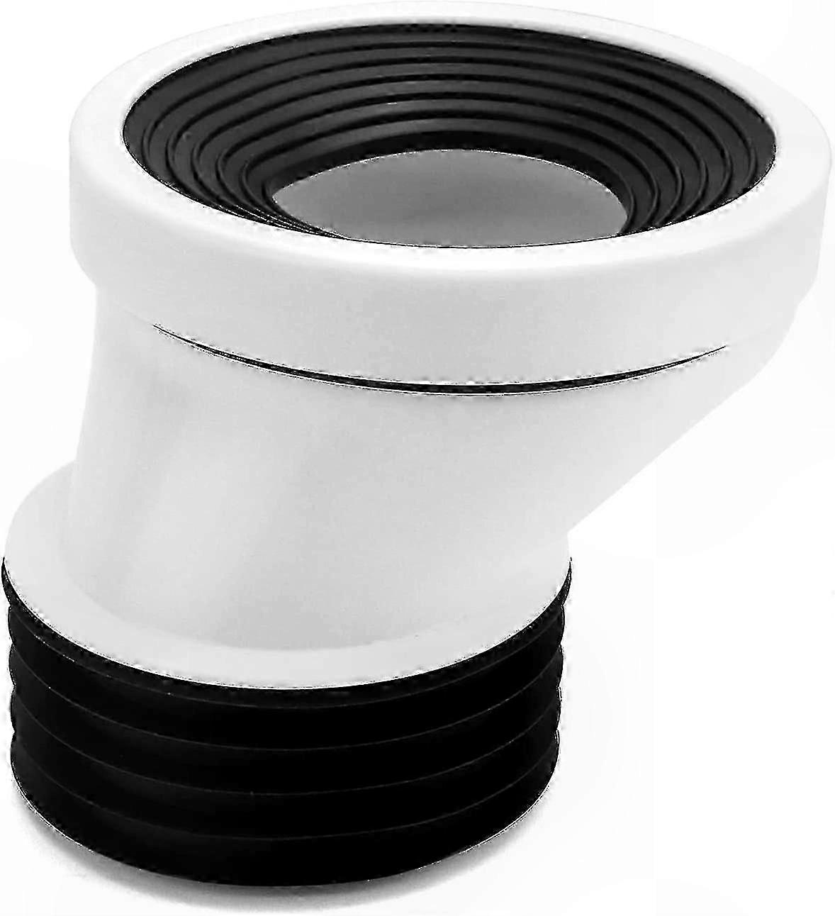 100mm PVC Offset Toilet Pan Connector for Waste Pipe Drainage Systems