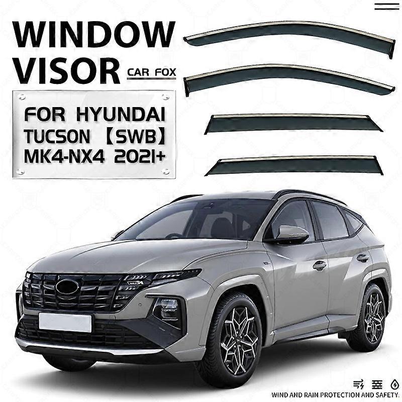 חל על עבור יונדאי TUCSON IX35 2010-2021+ מגן חלון לרכב מקלטי סוכך שמשה קדמית חלון צד גשם שמש צל אביזרי רכב
