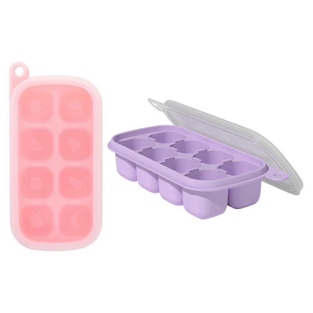 Here's a refined and professional product description for your **2pcs Silicone Ice Cube Tray Mold**:
### 🧊 2pcs Silicone Ice Cube Tray Mold –