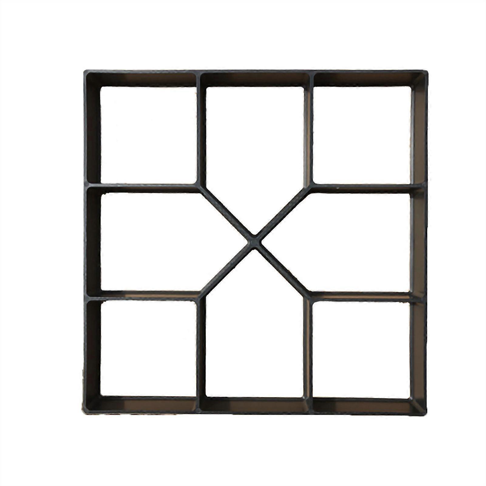 40cm DIY Paving Mold Reusable Concrete Paths Maker Plastic Walkway Pavement Mould for Garden