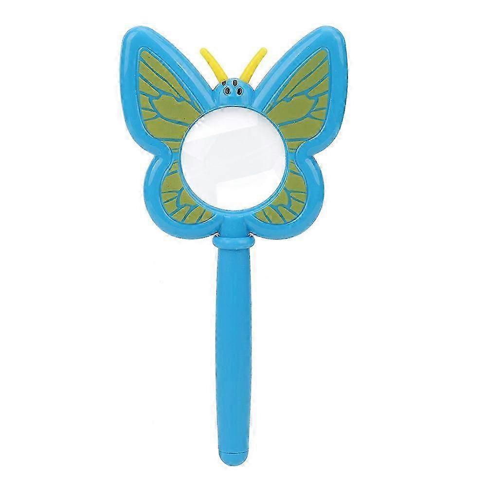 Portable Cartoon Insect Explorer Toy for Kids - Blue Observation Magnifying Glass for Outdoor Adventures & Nature Exploration