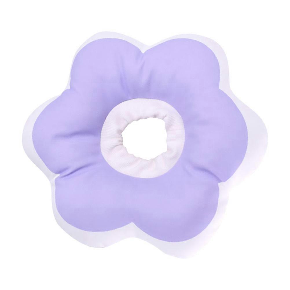 Prevent Licking Cat Recovery Collar For Pet Cat Purple Color 1Pack