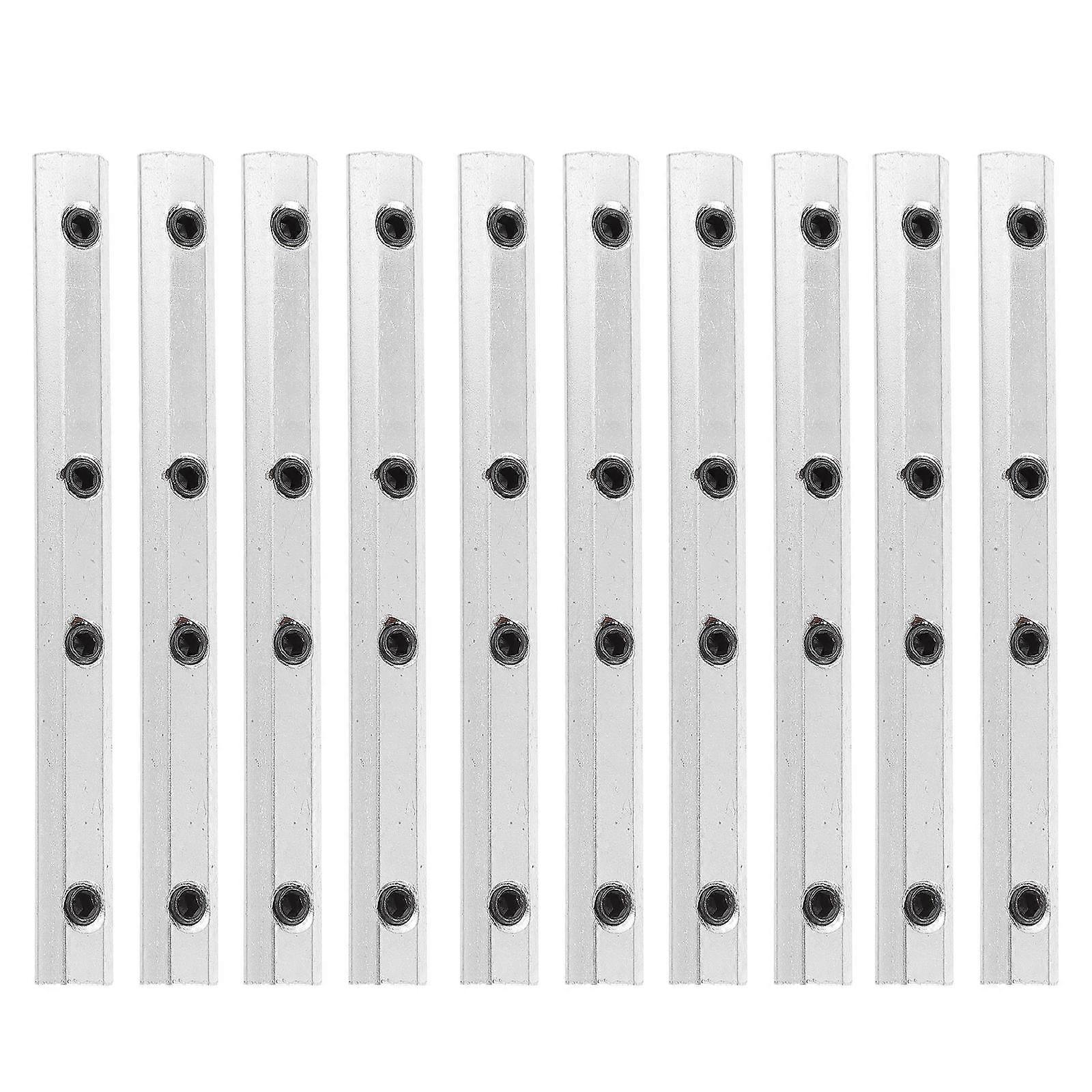 Aluminum Profile Link Connector For Aluminum Extrusion Profiles Lengthened Connection 10Pcs Flexible