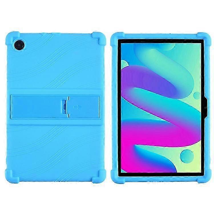Compatible For TCL Tab 10L / Tab 10 HD 4G Soft Skin Silicone Protective Case Honey Comb Multi-Angle Kickstand Tablet Cover