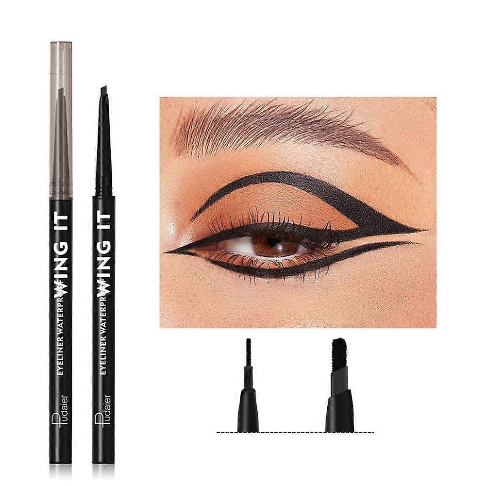 Eyeliner Gel Pen Easy to Color, Waterproof, 4-color Eyebrow Pencil Makeup
