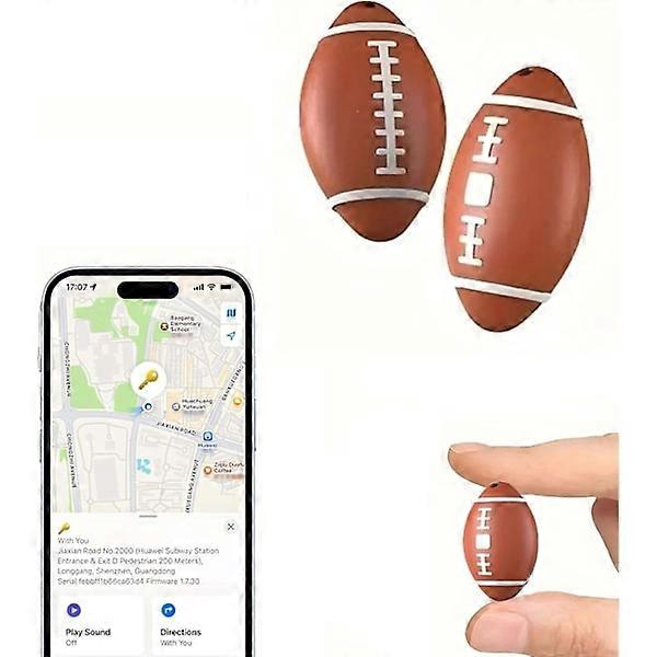 Air Tags-2 Pack Smart Tag Rugby Tracking Device, Tracker Tags, Key Finder with Sound, with Find My (iOS Only), Key Finder with Sound f