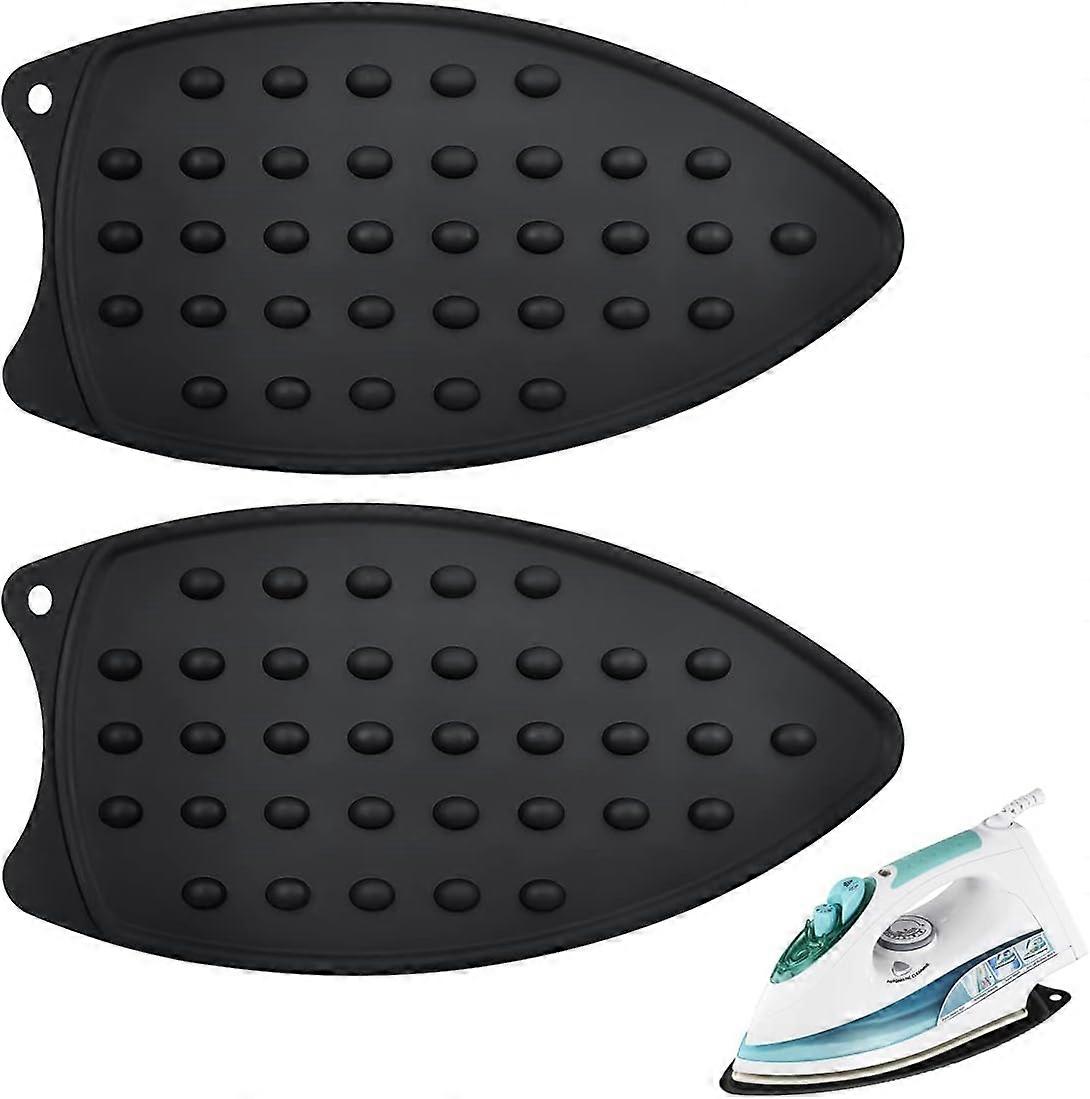 2 Pcs Silicone Iron Rest Pads Multipurpose Iron Hot Resistant Mat Prot