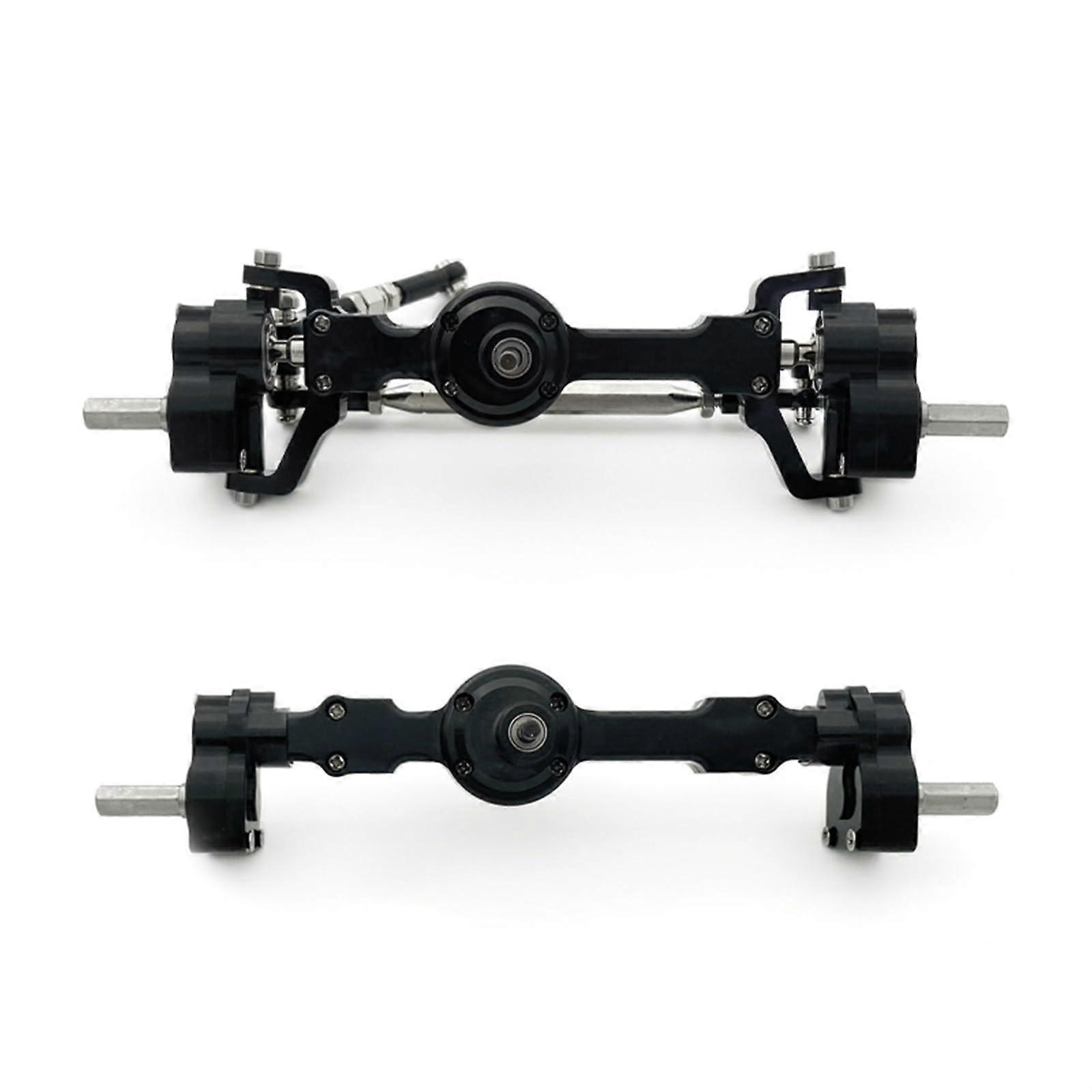 MN anodized portal axle front and rear for 1/12 MN MN99S MN98 D90 D91 D99 D99S MN90 RC Car Upgrade (Black 1 Set)