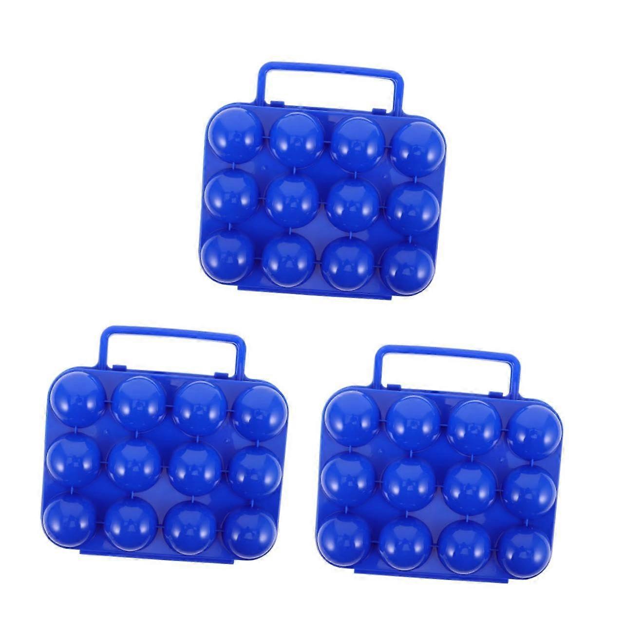 Egg Container for 6 Eggs, Durable High-Quality Plastic Egg Box, Kitchen and Outdoor Storage Solution, Versatile Use