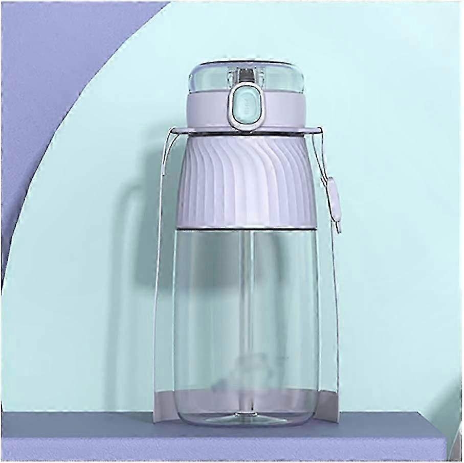 900ml Purple Sports Bottle with Straw, Flip Top Lid and Security Lock for Active Lifestyles