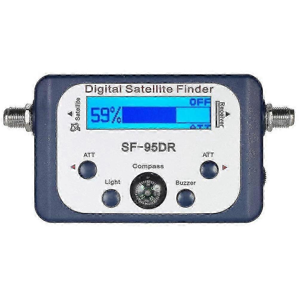 Digital für Tester Meter TV Signal Empfänger Sat Finder mit Kompass und LCD-Display Fta DVB S2