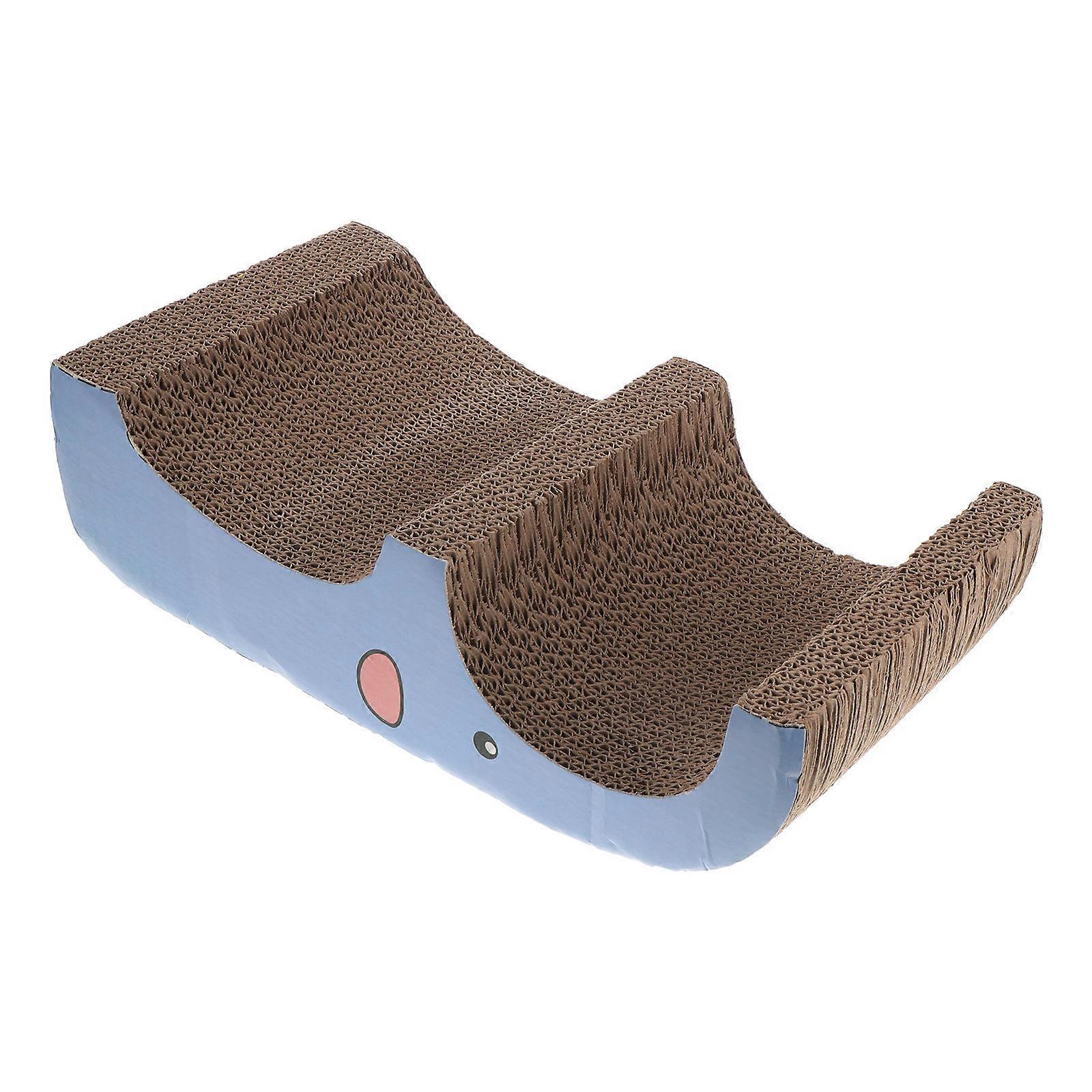 Durable Cat Scratching Board for Indoor Cats and Kittens Wear Resistant Corrugated Cardboard Scratcher, Furniture Protector, and Play Mat Safe