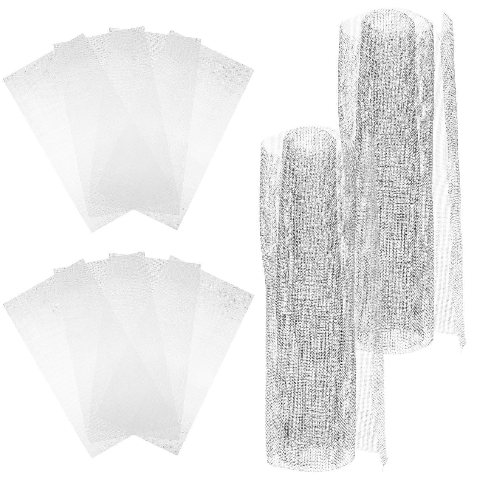 Stainless Steel Fine Mesh Roll for Door and Window Screens, Rust Resistant Insect Protection Mesh for Food Covers and Multipurpose Use