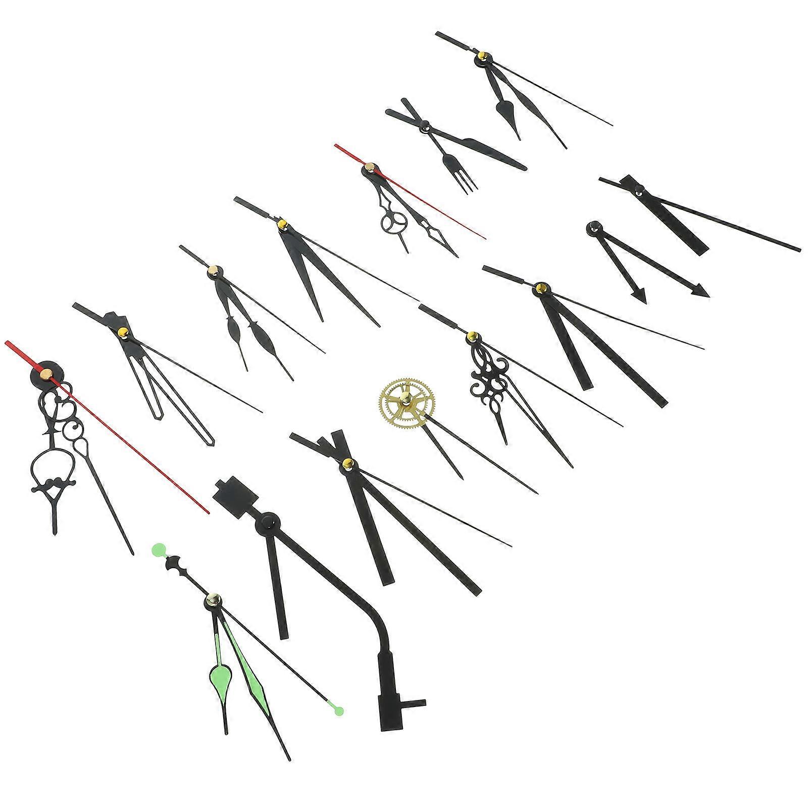 15 Sets Clock Hands Replacement Clock Hands For DIY Clock Accessories With Assorted Color And Simple Design That Are Ideal For Clock Repair