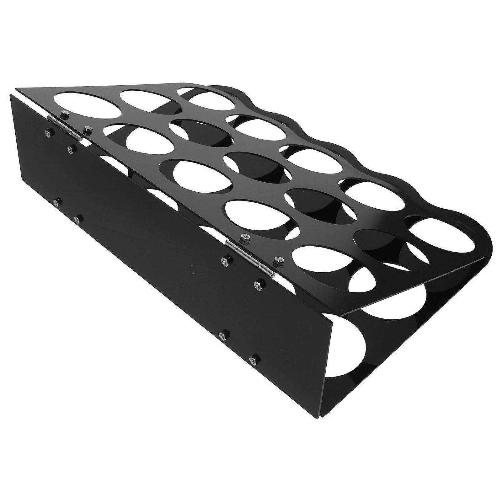 Acrylic Roll Holder for Craft Room Organization – Durable Storage Rack with Compartments for Vinyl Wrapping Paper and Crafting Supplies
